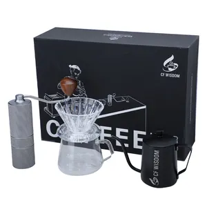 Individuelles Großhandel Haushalt Barista Kaffee & Tee-Sets Kaffee-Tropfer-Server-Geschenkset