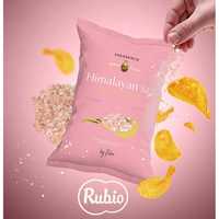 Himalaya Roze Zout Gourmet Aardappelchips Heerlijke Gezonde Snacks Premium Ambachtelijk Gemaakt Laagzout 45g Chips