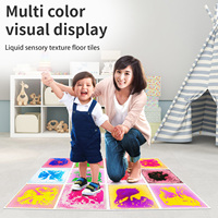Dalles de sol sensorielles en PVC anti-explosion scellées pour enfants, tapis de jeu anti-stress, jouet éducatif sûr pour la petite enfance