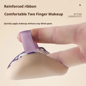 Esponja de Maquillaje XL Súper Suave y Gruesa en <span class=keywords><strong>Forma</strong></span> de Gota, de Doble Uso (Seco y Húmedo), No Absorbente, para Polvo Suelto y Base de Maquillaje - Product Image 3