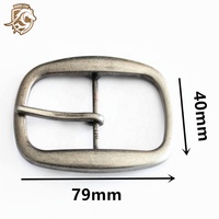 HORSE LOVE 40mm 00710 Boucle de ceinture à barre centrale en métal personnalisée pour homme/femme, style simple, couleur et design personnalisables