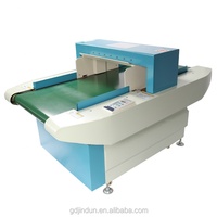 Détecteur de métaux JINDUN JD-620, bande transporteuse de 600 mm de largeur de détection, alarme sonore et lumineuse pour 220V 50Hz, pour l'industrie
