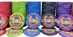 Jetons de <span class=keywords><strong>poker</strong></span> en céramique OEM ODM, 2e amendement, qualité casino, 100 pièces, fabriqués en Chine - Product Image 6