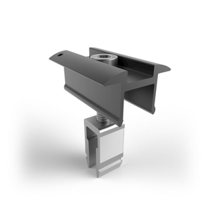 Colliers de <span class=keywords><strong>fixation</strong></span> pour panneaux solaires, <span class=keywords><strong>fixation</strong></span> rapide sur rail 40x40, collier en aluminium pour <span class=keywords><strong>panneau</strong></span> photovoltaïque pour toit en tuiles - Product Image 1