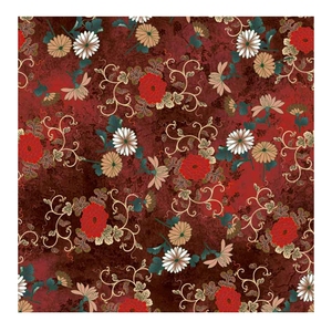 Crepe <span class=keywords><strong>el</strong></span>ástico de poliéster personalizado, estampado digital de pequeñas flores, estilos de verano para mujer, vestido, abrigo, tela - Product Image 1