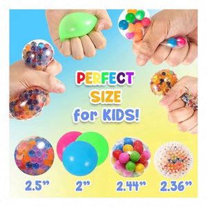 ลูกบอลซิลิโคนเจลลี่บีบเล่นสำหรับผู้ใหญ่ อายุ 5-7 ปี บรรเทาความเครียด นุ่ม ยืดหยุ่น เรืองแสง  สั่งทำสีได้ตามต้องการ - Product Image 2