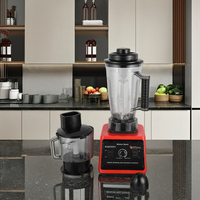 3l Grote Capaciteit Pot Multi-Functionele 6 In 1 Commerciële Draagbare Mixer Fruitpers Plastic Blender