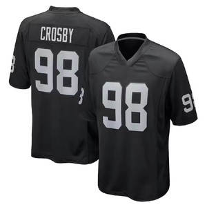 Groothandel herentruien 2026 Las Vegas 15 # Fernando Mendoza 2 # Jean-Ty 98 # Crosby Limited Jersey American Football Geborduurde Jersey - Product Image 4