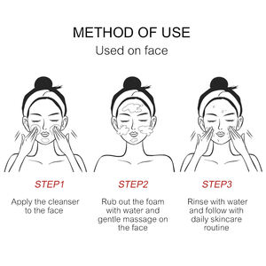 Échantillon gratuit Soins de la peau Hydratant Blanchissant Pores Crème Nettoyante en profondeur Acide aminé Nettoyant pour le visage de marque privée Nettoyant pour le visage - Product Image 6