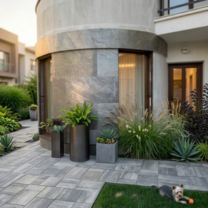 Revêtement mural extérieur en pierre naturelle 100 %, dalles de sol flexibles, comptoirs, certifié CE, garantie 5 ans et plus, vente en gros - Product Image 1