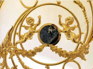 Rampe d'escalier décorative moderne en acier inoxydable doré de luxe, garde-corps intérieur pour hôtel et villa, installation facile, sur mesure - Product Image 2