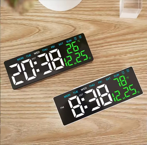 New Product Wholesale Multifunctional Display Brightness Adjustable Timer Alarm <b>LED</b> Digital Table <b>Clock</b> Home Decor Office - Product Image 4