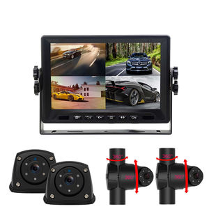 กล้องอะลูมิเนียมติดด้านข้างขนาดเล็ก AHD 1080P สำหรับงานหนักมองเห็นกลางคืนกันน้ำ IP69ถอยหลังจอจอดรถสำหรับรถบรรทุก RVs - Product Image 5