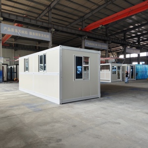 Maison conteneur modulaire pliable en acier préfabriqué économique de 20 pieds et 40 pieds pour hôtels et maisons sur terrasses et bâtiments. - Product Image 5