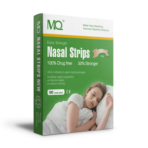 60pcs Supplément Santé OEM ODM Nature Herbes Respiration Facile Bande Nasale Aide À La Respiration Patch - Product Image 1