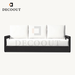 デコアウト全天候型モダンデザインパティオ家具セット屋外ソファセット屋外ガーデンアルミフレームホテルパティオソファ - Product Image 3