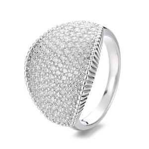 Женское кольцо в стиле хип-хоп из серебра 925 пробы - Product Image 1