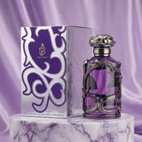 Parfum Arabe de Luxe Violet, Longue Durée, Fruité, Oriental, Boisé, Floral, Flacon Vintage Orné, Liquide 100ml EDP Dubaï