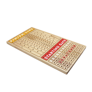 Línea de meta gruesa de caballos de Metal de madera con fichas de dados, <span class=keywords><strong>juego</strong></span> de mesa familiar, <span class=keywords><strong>juego</strong></span> de carreras de caballos nocturnas, <span class=keywords><strong>juego</strong></span> de mesa de Carreras de Caballos - Product Image 2