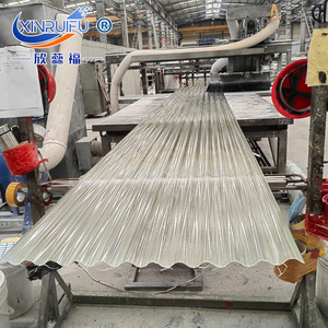Xinrufu Frp Translucent Roofing Sheet 1.5mm Thick High Wave Pattern Industrial Use UV Resistant - Product Image 3