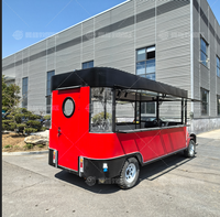 Food Truck Multifonctionnel en Fibre de Verre et Acier Galvanisé avec Cuisine Complète, Remorque BBQ Hot Dog à Vendre