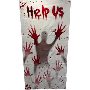 Inflatable Ghost Old Man Life Size Animated Horror Scary Halloween Outdoor Party Garden Decorations LDPE Plastic Gravure Printed - Product Image 1