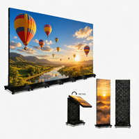 Display LED per Poster ad Alta Luminosità per Interni ed Esterni, Schermo LED Totem con Giunzione Senza Soluzione di Continuità per Pubblicità Eventi