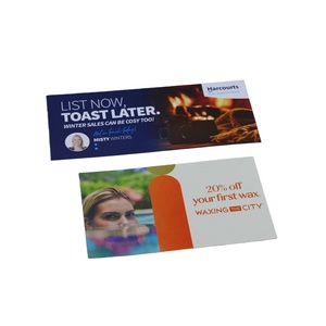 215x90mm 300gsm Gebruikershandleiding Service Catalogus coupon promotiebeker band nieuw product hoed sjaal papier visitekaartjes - Product Image 1