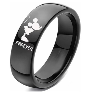 Best-seller AliExpress, bagues de couple Forever Together, bagues en acier inoxydable pour homme et <span class=keywords><strong>femme</strong></span>, bagues créatives personnalisées - Product Image 2