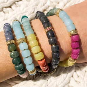 Fast Ship <strong>Stone</strong> <strong>Beads</strong> 50pcs a Bag Forte <strong>Beads</strong> for Jewelry Making - Product Image 6