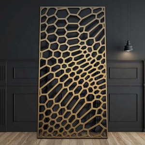 Pantalla de Metal curada decorativa comercial Jardín perforado Cercado principal Puertas de enrejado Diseño Panel de cercado de privacidad cortado con láser - Product Image 4