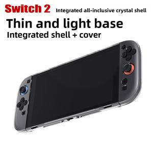 Nouveau Switch2 Host Anti-chute Anti-dérapant Étui de protection Housse de protection NS2 Housse de protection Split Crystal Shell - Product Image 2