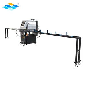 Machine de dé<span class=keywords><strong>coupe</strong></span> de profilés en aluminium pour la fabrication de fenêtres et de portes, machine de dé<span class=keywords><strong>coupe</strong></span> à tête unique avec scie à onglet à 45 et 90 degrés - Product Image 1