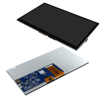 Módulo de Pantalla LCD TFT de 10.1 Pulgadas, Entrada de Video Digital HD/Interfaces Micro USB para Raspberry Pi, Resolución de 1024x600 con CTP
