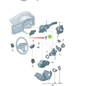 Vis antivol à tête champignon en acier N90584502 pour Volkswagen Audi Skoda Seat Passat Tiguan Golf Magotan Sagitar - Product Image 5