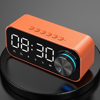 Musik-Player LED-Lautsprecher mit Digital anzeige TF-Karte Wecker Reloj Lautsprecher Digital Desk Table Clock