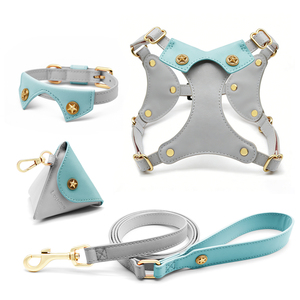 Harness, Tali, dan Kalung Anjing Kulit Lembut Mewah dan Lucu Grosir untuk Anjing Ukuran S,M,L,XL,XXL- Produsen Perlengkapan Hewan Peliharaan Kustom - Product Image 3