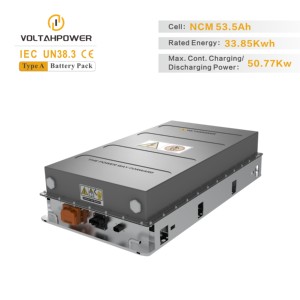 แบตเตอรี่ VOLTAHPOWER กำลังสูง 33.85 กิโลวัตต์ชั่วโมง NCM 53.5 แอมป์ชั่วโมง แบตเตอรี่ลิเธียมไอออนแบบชาร์จได้ พร้อมรอบการใช้งาน 5000 ครั้ง สำหรับเครื่องจักรก่อสร้าง - Product Image 1