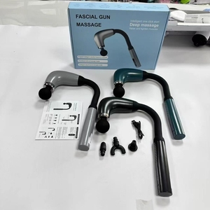 Masajeador de Cuello y Espalda de Tejido Profundo con Mango Largo en Forma de U, Pistola de Masaje de Cuatro Cabezales, Vibrador, Masajeador Tipo Martillo, Novedad 2025 - Product Image 2