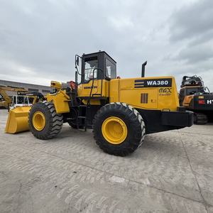 Komatsu WA380 Wheel Loader 8 Ton Capacity Diesel Powered Yellow Heavy Duty Construction Equipment with Engine Motor Bearing - Product Image 1