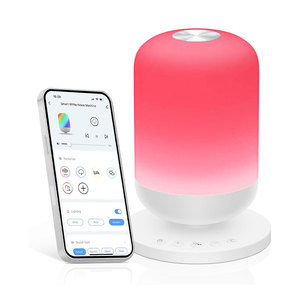 Xách tay thông minh tiếng ồn trắng máy cho bé sử dụng với ánh sáng ban đêm, có thể sạc lại ứng dụng & điều khiển cảm ứng RGB màu sắc thay đổi bé ánh sáng - Product Image 1