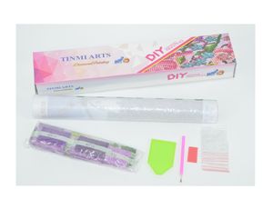 Dimensioni personalizzate che suonano musica angelo per bambini pittura con diamanti per soggiorno decorazione con pittura a diamante - Product Image 6