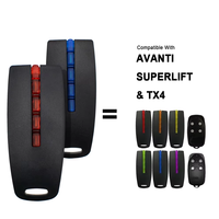 Télécommande compatible Avanti Superlift 433,92 MHz à code roulant, 4 boutons, pour porte de garage