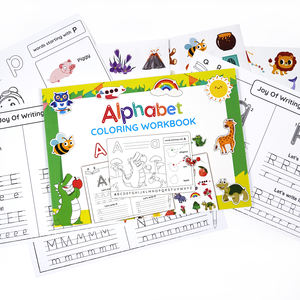 Custom Trace Letters Montessori Workbook Handwriting Practice Worksheets educación temprana alfabeto Workbook libro para colorear - Product Image 1