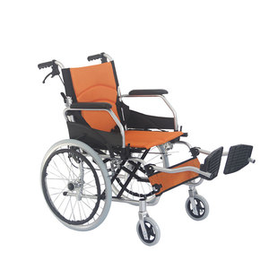 Silla de ruedas manual de aluminio portátil ligera plegable para Disbled - Product Image 5