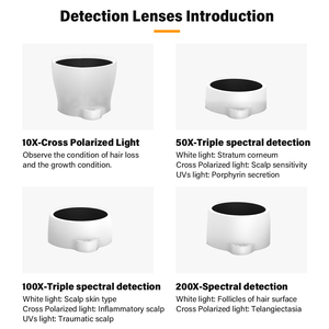 最新のヘッドスパAIヘア & 頭皮分析機ヘアアナライザー印刷レポート付き - Product Image 4