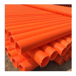 YiFang Plastic Bulk SuCpvcly Of Orange Cpvc Trenchless Power Pipe Material Orange Cpvc Cable Protection Pipe