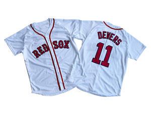 Camisetas Personalizadas de los Medias Rojas de <span class=keywords><strong>Boston</strong></span> de la Liga Americana para Hombre y Mujer, Ropa de Fanáticos Personalizable con Logotipos Bordados e Impresos - Product Image 4