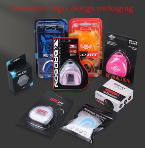 Mma Adult Packaging Sports Boxing Eva Sheets Logotipo personalizado Bruxismo Protector <span class=keywords><strong>de</strong></span> labios moldeable Stop Anti ronquidos Protector bucal - Product Image 6