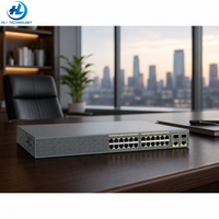 Switch de datos gestionado Gigabit Ethernet de 24 puertos 1200-24T-4X con 4 puertos SFP+ 10G de enlace ascendente fijo para empresas de alto ancho de banda